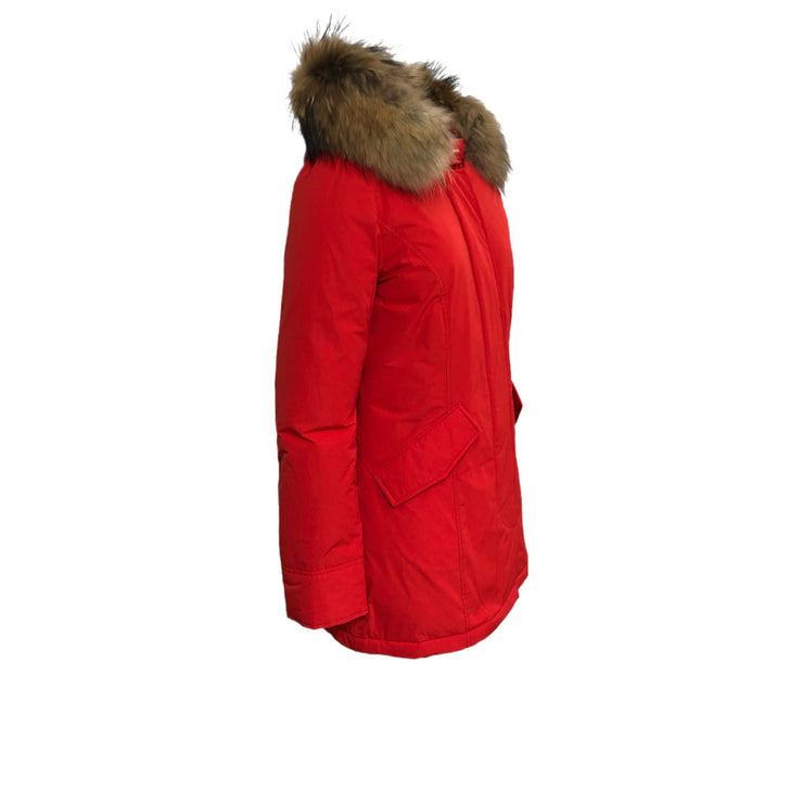 Giubbino Parka Rosso